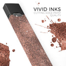 Rose Gold Liquid Abstract - Premium Decal Protective Skin-Wrap Sticker compatible with the Juul Labs vaping device