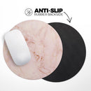 Rose Gold Marble Stone// WaterProof Rubber Foam Backed Anti-Slip Mouse Pad for Home Work Office or Gaming Computer Desk