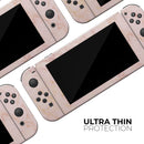 Rose Gold Marble Stone // Skin Decal Wrap Kit for Nintendo Switch Console & Dock, Joy-Cons, Pro Controller, Lite, 3DS XL, 2DS XL, DSi, or Wii - Vinyl Skin Wrap for Nintendo Switch 2, OLED, Lite, Pro Controller, Wii & Classic Handhelds