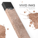 Rose Gold Scratched - Premium Decal Protective Skin-Wrap Sticker compatible with the Juul Labs vaping device