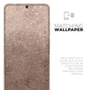 Rose Gold Scratched - Premium Vinyl Skin Decal for Samsung Galaxy S25 Ultra, S24, S23, S22 & All Galaxy S Models
