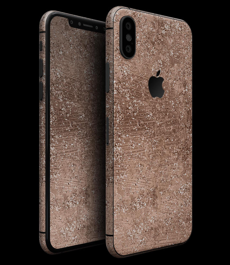 Rose Gold Scratched - iPhone XS MAX, XS/X, 8/8+, 7/7+, 5/5S/SE Skin-Kit (All iPhones Available)