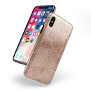 Rose Gold Scratched - iPhone X Swappable Hybrid Case
