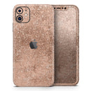 Rose Gold Scratched - Protective Skin Wrap & Decal – Compatible with iPhone SE to iPhone 17 Pro Max (All Models)