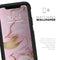 Rose Pink Marble & Digital Gold Frosted Foil V16 - Skin Kit for the iPhone OtterBox Cases