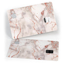 Rose Pink Marble & Digital Gold Frosted Foil V1 - Premium Protective Decal Skin-Kit for the Apple Credit Card