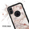 Rose Pink Marble & Digital Gold Frosted Foil V1 - Skin Kit for the iPhone OtterBox Cases