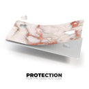 Rose Pink Marble & Digital Gold Frosted Foil V2 - Premium Protective Decal Skin-Kit for the Apple Credit Card