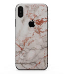 Rose Pink Marble & Digital Gold Frosted Foil V5 - iPhone XS MAX, XS/X, 8/8+, 7/7+, 5/5S/SE Skin-Kit (All iPhones Available)