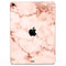 Rose Pink Marble & Digital Gold Frosted Foil V6 - Full Body Skin Decal for the Apple iPad Pro 12.9", 11", 10.5", 9.7", Air or Mini (All Models Available)