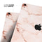 Rose Pink Marble & Digital Gold Frosted Foil V6 - Full Body Skin Decal for the Apple iPad Pro 12.9", 11", 10.5", 9.7", Air or Mini (All Models Available)