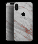 Rose Pink Marble & Digital Gold Frosted Foil V7 - iPhone XS MAX, XS/X, 8/8+, 7/7+, 5/5S/SE Skin-Kit (All iPhones Available)