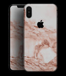 Rose Pink Marble & Digital Gold Frosted Foil V8 - iPhone XS MAX, XS/X, 8/8+, 7/7+, 5/5S/SE Skin-Kit (All iPhones Available)