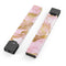 Rose Pink Marble & Digital Gold Frosted Foil V10 - Premium Decal Protective Skin-Wrap Sticker compatible with the Juul Labs vaping device