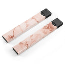 Rose Pink Marble & Digital Gold Frosted Foil V6 - Premium Decal Protective Skin-Wrap Sticker compatible with the Juul Labs vaping device