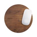 Rough-Cut Wood Plank// WaterProof Rubber Foam Backed Anti-Slip Mouse Pad for Home Work Office or Gaming Computer Desk