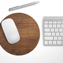 Rough-Cut Wood Plank// WaterProof Rubber Foam Backed Anti-Slip Mouse Pad for Home Work Office or Gaming Computer Desk