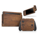 Rough-Cut Wood Plank // Skin Decal Wrap Kit for Nintendo Switch Console & Dock, Joy-Cons, Pro Controller, Lite, 3DS XL, 2DS XL, DSi, or Wii - Vinyl Skin Wrap for Nintendo Switch 2, OLED, Lite, Pro Controller, Wii & Classic Handhelds