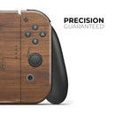 Rough-Cut Wood Plank // Skin Decal Wrap Kit for Nintendo Switch Console & Dock, Joy-Cons, Pro Controller, Lite, 3DS XL, 2DS XL, DSi, or Wii - Vinyl Skin Wrap for Nintendo Switch 2, OLED, Lite, Pro Controller, Wii & Classic Handhelds