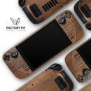 Rough-Cut Wood Plank // Vinyl Skin Wrap for Steam Deck OLED & Steam Deck (LCD) — Soft Matte or Ultra Gloss