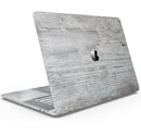 Rough White Wood - Skin Decal Wrap Kit Compatible with the Apple MacBook Pro, Pro with Touch Bar or Air (11", 12", 13", 15" & 16" - All Versions Available)
