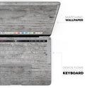 Rough White Wood - Skin Decal Wrap Kit Compatible with the Apple MacBook Pro, Pro with Touch Bar or Air (11", 12", 13", 15" & 16" - All Versions Available)