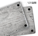 Rough White Wood - Skin Decal Wrap Kit Compatible with the Apple MacBook Pro, Pro with Touch Bar or Air (11", 12", 13", 15" & 16" - All Versions Available)