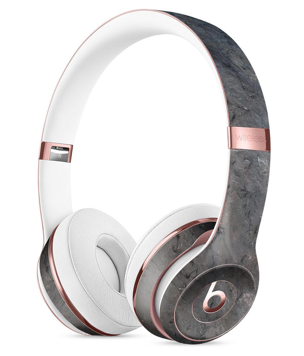 Rough Gray Scratched Surface Full-Body Skin Kit for the Beats by Dre Solo 3 Wireless Headphones