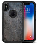 Rough Gray Scratched Surface - iPhone X OtterBox Case & Skin Kits