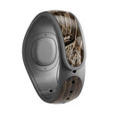 Rough Textured Dark Wooden Planks - Decal Skin Wrap Kit for the Disney Magic Band