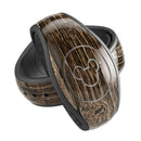 Rough Textured Dark Wooden Planks - Decal Skin Wrap Kit for the Disney Magic Band