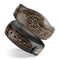 Rough Textured Dark Wooden Planks - Decal Skin Wrap Kit for the Disney Magic Band