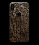 Rough Textured Dark Wooden Planks - iPhone XS MAX, XS/X, 8/8+, 7/7+, 5/5S/SE Skin-Kit (All iPhones Available)