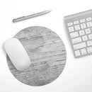 Rough White Wood// WaterProof Rubber Foam Backed Anti-Slip Mouse Pad for Home Work Office or Gaming Computer Desk