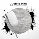 Rough White Wood// WaterProof Rubber Foam Backed Anti-Slip Mouse Pad for Home Work Office or Gaming Computer Desk