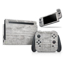 Rough White Wood // Skin Decal Wrap Kit for Nintendo Switch Console & Dock, Joy-Cons, Pro Controller, Lite, 3DS XL, 2DS XL, DSi, or Wii - Vinyl Skin Wrap for Nintendo Switch 2, OLED, Lite, Pro Controller, Wii & Classic Handhelds