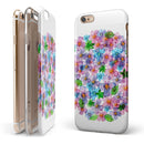 Rounded Flower Cluster iPhone 6/6s or 6/6s Plus 2-Piece Hybrid INK-Fuzed Case