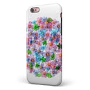 Rounded Flower Cluster iPhone 6/6s or 6/6s Plus 2-Piece Hybrid INK-Fuzed Case