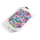 Rounded Flower Cluster iPhone 6/6s or 6/6s Plus 2-Piece Hybrid INK-Fuzed Case