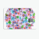 Rounded Flower Cluster - Premium Protective Decal Skin-Kit for the Apple Credit Card