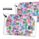 Rounded Flower Cluster - Premium Protective Decal Skin-Kit for the Apple Credit Card