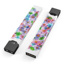 Rounded Flower Cluster - Premium Decal Protective Skin-Wrap Sticker compatible with the Juul Labs vaping device
