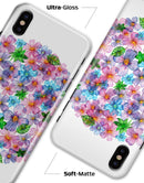 Rounded Flower Cluster - iPhone X Clipit Case