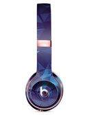 Royal Blue Abstract Geometric Shapes Full-Body Skin Kit for the Beats by Dre Solo 3 Wireless Headphones