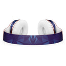 Royal Blue Abstract Geometric Shapes Full-Body Skin Kit for the Beats by Dre Solo 3 Wireless Headphones