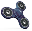 Royal Blue Abstract Geometric Shapes Full-Body Fidget Spinner Skin-Kit