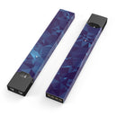 Royal Blue Abstract Geometric Shapes - Premium Decal Protective Skin-Wrap Sticker compatible with the Juul Labs vaping device