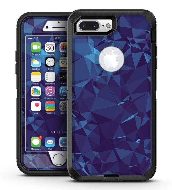 Royal Blue Abstract Geometric Shapes - iPhone 7 Plus/8 Plus OtterBox Case & Skin Kits