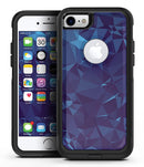 Royal Blue Abstract Geometric Shapes - iPhone 7 or 8 OtterBox Case & Skin Kits