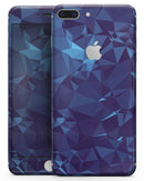 Royal Blue Abstract Geometric Shapes - Skin-kit for the iPhone 8 or 8 Plus
